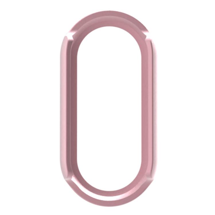 For Xiaomi Smart Band 10 / 10 NFC Half Coverage Hollow PC Watch Protective Cover(Rose Pink)