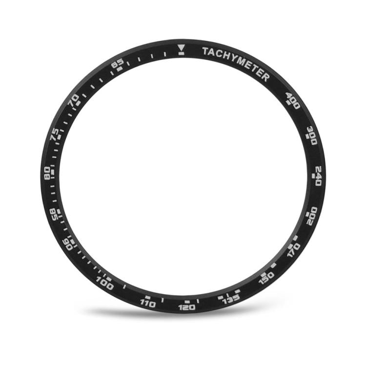 For Samsung Galaxy Watch8 40mm Speed Bezel and Solid Color Stitched Silicone Watch Band(Gray Black)
