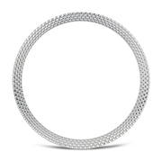 For Samsung Galaxy Watch8 40mm Rhombic Texture Bezel and Solid Color Stitched Silicone Watch Band(Lime White Silver)