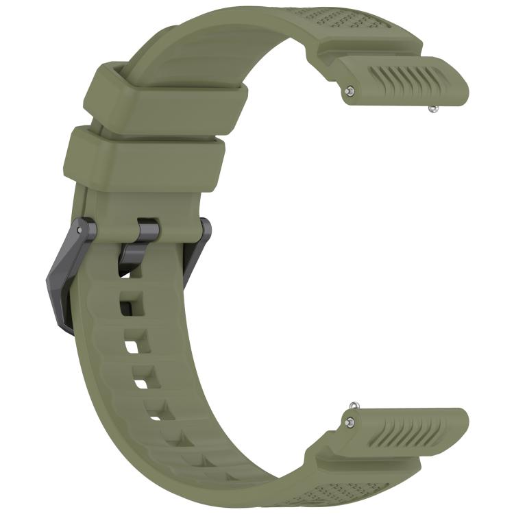 For Garmin Venu X1 Armor Silicone Watch Band(Jungle Green)