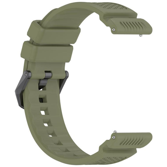 For Garmin Venu X1 Armor Silicone Watch Band(Jungle Green)