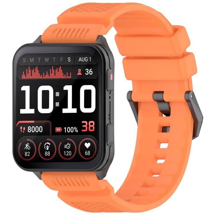 For Garmin Venu X1 Armor Silicone Watch Band(Orange)