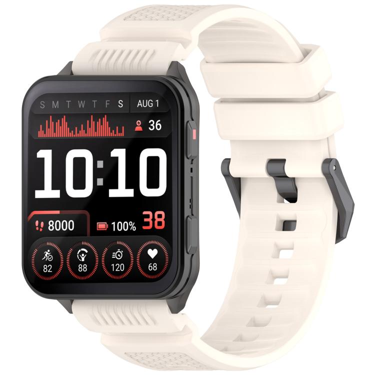 For Garmin Venu X1 Armor Silicone Watch Band(Starlight)