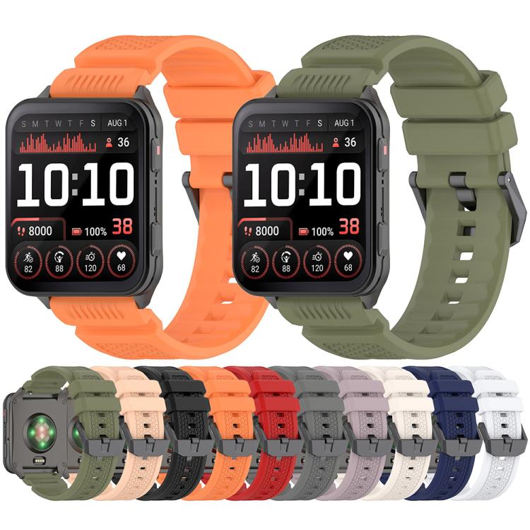 For Garmin Venu X1 Armor Silicone Watch Band(Roland Purple)