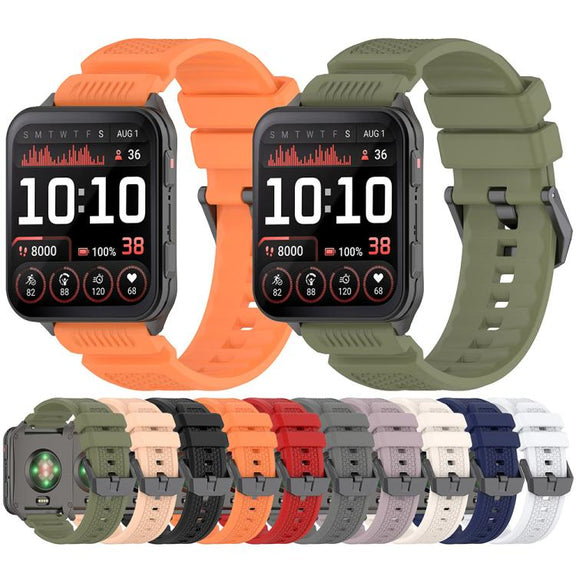 For Garmin Venu X1 Armor Silicone Watch Band(Black)