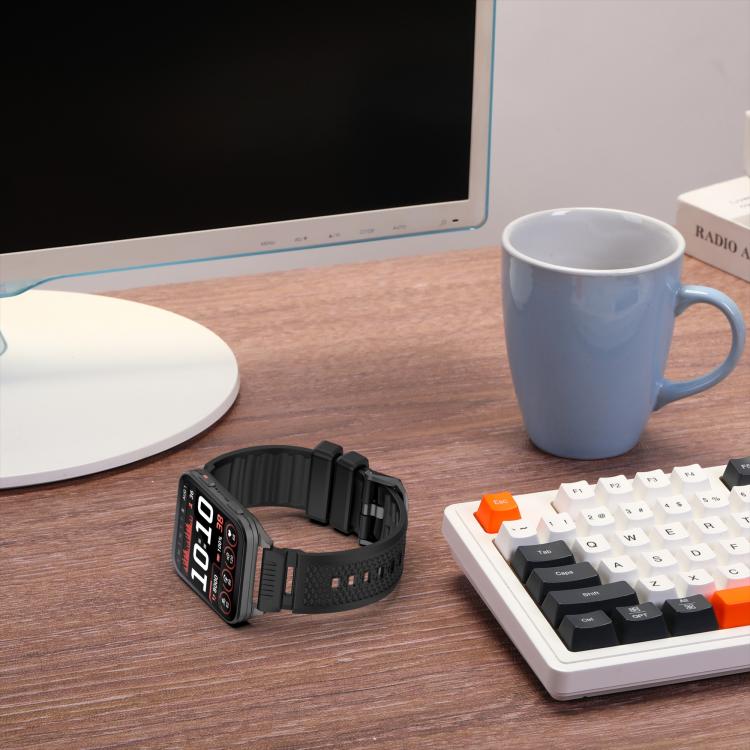 For Garmin Venu X1 Armor Silicone Watch Band(Black)