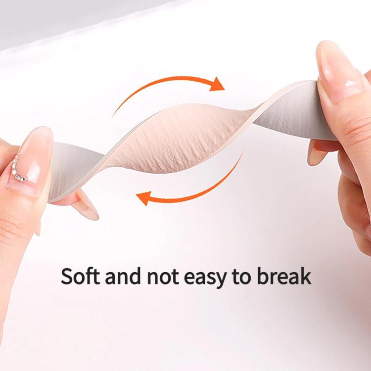 22mm Lychee Texture Soft Magnetic Silicone Watch Band(White)