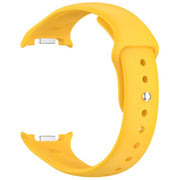 For Samsung Galaxy Watch8 / Watch8 Classic Reverse Buckle Silicone Watch Band(Yellow)