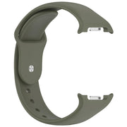 For Samsung Galaxy Watch8 / Watch8 Classic Reverse Buckle Silicone Watch Band(Army Green)
