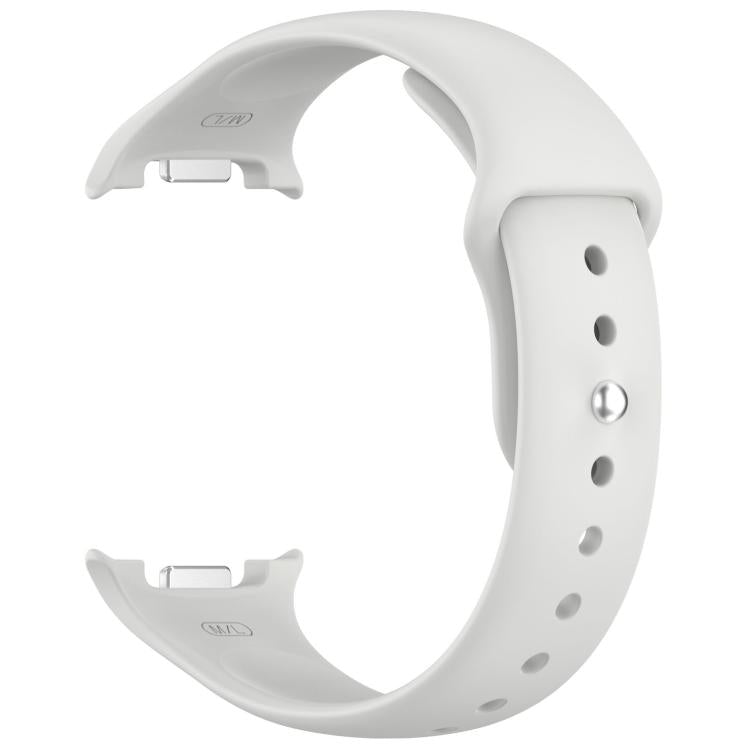 For Samsung Galaxy Watch8 / Watch8 Classic Reverse Buckle Silicone Watch Band(Light Gray)