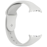 For Samsung Galaxy Watch8 / Watch8 Classic Reverse Buckle Silicone Watch Band(Light Gray)