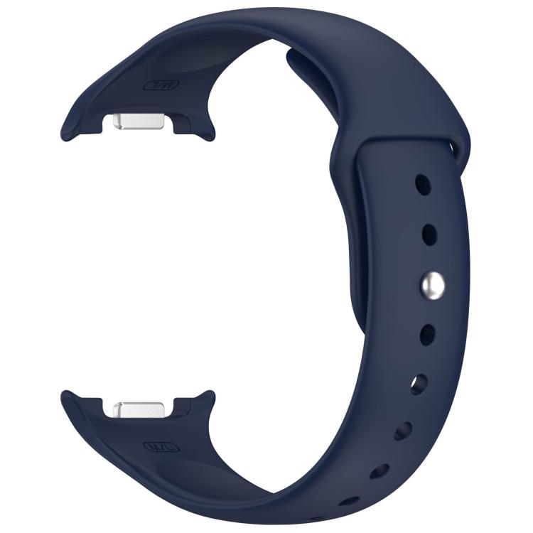 For Samsung Galaxy Watch8 / Watch8 Classic Reverse Buckle Silicone Watch Band(Midnight Blue)