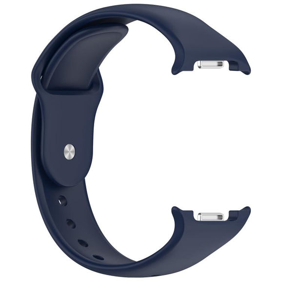 For Samsung Galaxy Watch8 / Watch8 Classic Reverse Buckle Silicone Watch Band(Midnight Blue)