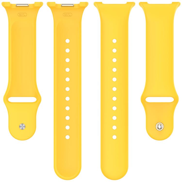 For Samsung Galaxy Watch8 / Watch8 Classic Reverse Buckle Silicone Watch Band(White)