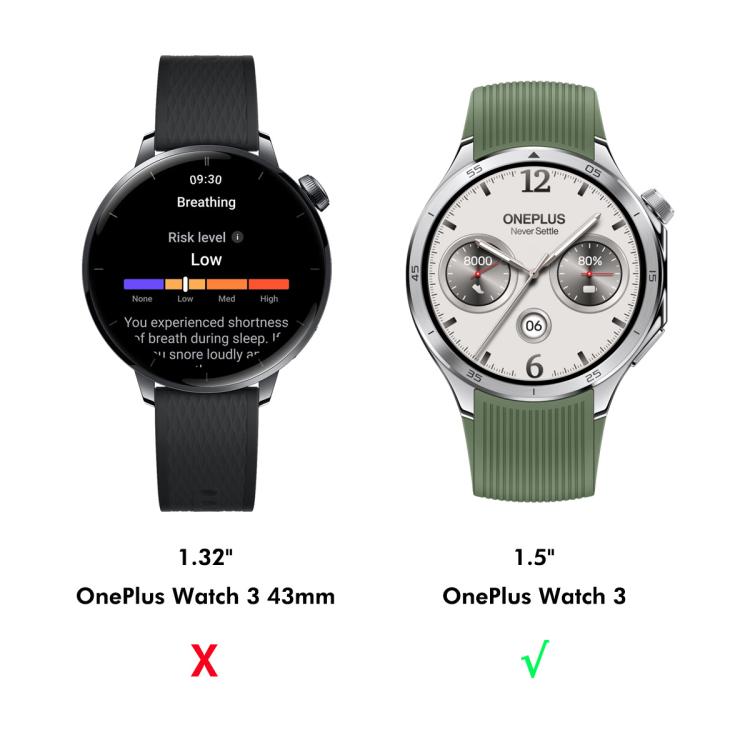 For OnePlus Watch 3 46mm 2pcs ENKAY 3D Full Coverage Soft PC Edge PMMA HD Screen Protector Film