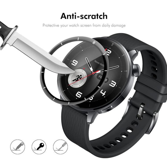 For OnePlus Watch 3 43mm 5pcs ENKAY 3D Full Coverage Soft PC Edge PMMA HD Screen Protector Film