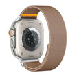 For Apple Watch 42mm / 41mm / 40mm / 38mm Adjustable Single Loop Elastic Nylon Watch Band(Milk Tea) - free shipping - PMC TechLife - Order now!