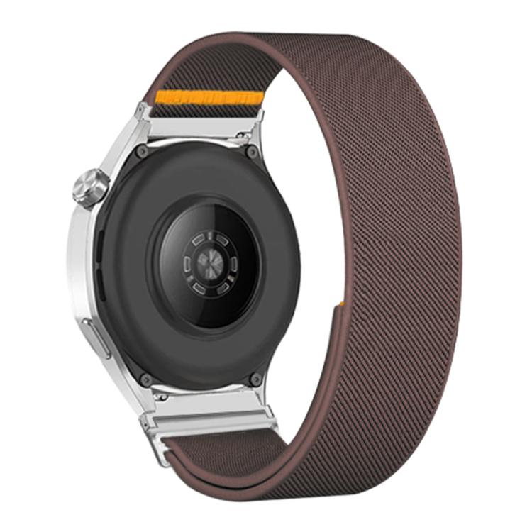 18mm Adjustable Single Loop Elastic Nylon Watch Band(Smokey Purple)