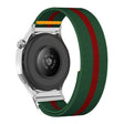 20mm Adjustable Single Loop Elastic Nylon Watch Band(Green Red) - free shipping - PMC TechLife - Order now!