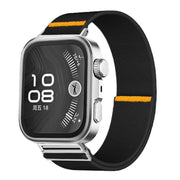 For Huawei Watch Fit3 / Fit4 / Fit4 Pro Adjustable Single Loop Elastic Nylon Watch Band(Black)