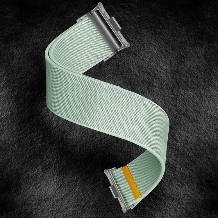For Xiaomi Smart Band 9 Pro / Redmi Watch 5 Adjustable Single Loop Elastic Nylon Watch Band(Mint Green)