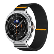 For Samsung Galaxy Watch8 / Watch8 Classic Adjustable Single Loop Elastic Nylon Watch Band(Black)