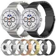 For Samsung Galaxy Watch8 / Watch8 Classic Integrated One Bead Stainless Steel Watch Band(Gray)
