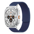 For Samsung Galaxy Watch Ultra 47mm / Ultra 2025 Lychee Texture Soft Magnetic Silicone Watch Band(Dark Blue) - free shipping - PMC TechLife - Order now!