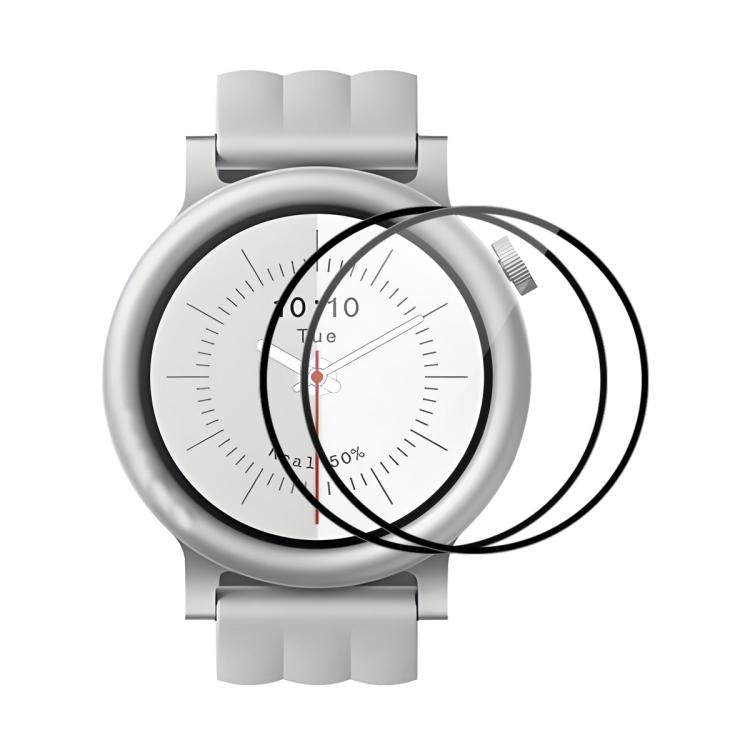 For Nothing CMF Watch 3 Pro 2pcs ENKAY 3D Full Coverage Soft PC Edge PMMA HD Screen Protector Film