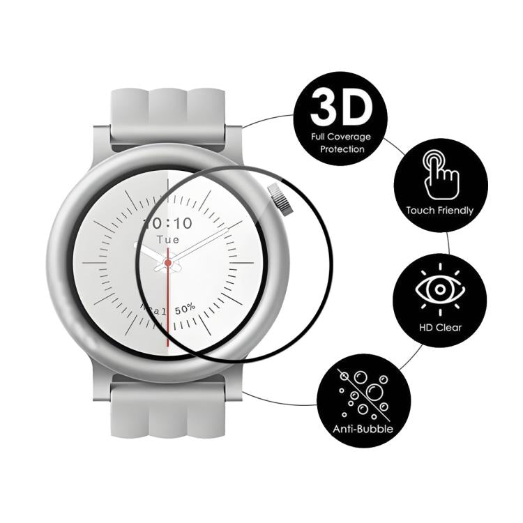 For Nothing CMF Watch 3 Pro 2pcs ENKAY 3D Full Coverage Soft PC Edge PMMA HD Screen Protector Film