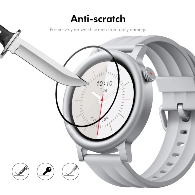 For Nothing CMF Watch 3 Pro 2pcs ENKAY 3D Full Coverage Soft PC Edge PMMA HD Screen Protector Film