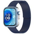 For Huawei Watch Fit4 / Fit4 Pro / Fit3 Lychee Texture Soft Magnetic Silicone Watch Band(Dark Blue) - free shipping - PMC TechLife - Order now!