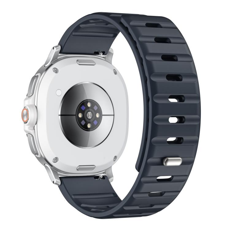 For Samsung Galaxy Watch8 / Watch8 Classic Norman Magnetic Silicone Watch Band(Midnight)