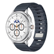 For Samsung Galaxy Watch8 / Watch8 Classic Norman Magnetic Silicone Watch Band(Midnight)