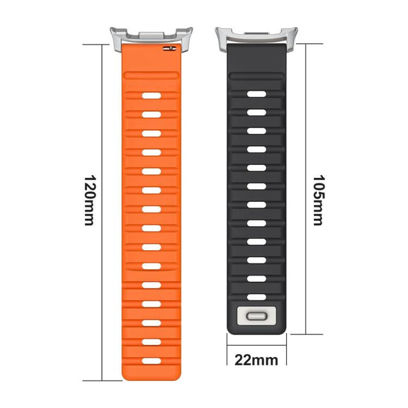 For Samsung Galaxy Watch8 / Watch8 Classic Norman Magnetic Silicone Watch Band(Black)
