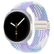 For Samsung Galaxy Watch8 / Watch8 Classic Loop Magnetic Buckle Braided Nylon Watch Band(Violet) - free shipping - PMC TechLife - Order now!