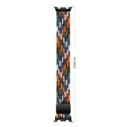 For Samsung Galaxy Watch8 / Watch8 Classic Loop Magnetic Buckle Braided Nylon Watch Band(Reddish Cherry)