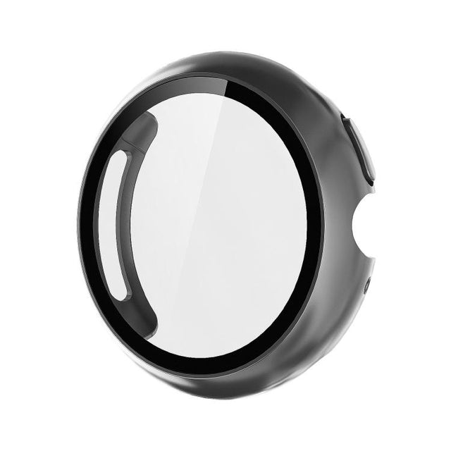 For Google Pixel Watch4 41mm Tempered Film Integrated PC Watch Protective Cover(Gun Metal)