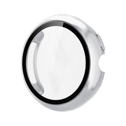 For Google Pixel Watch4 41mm Tempered Film Integrated PC Watch Protective Cover(Silver)