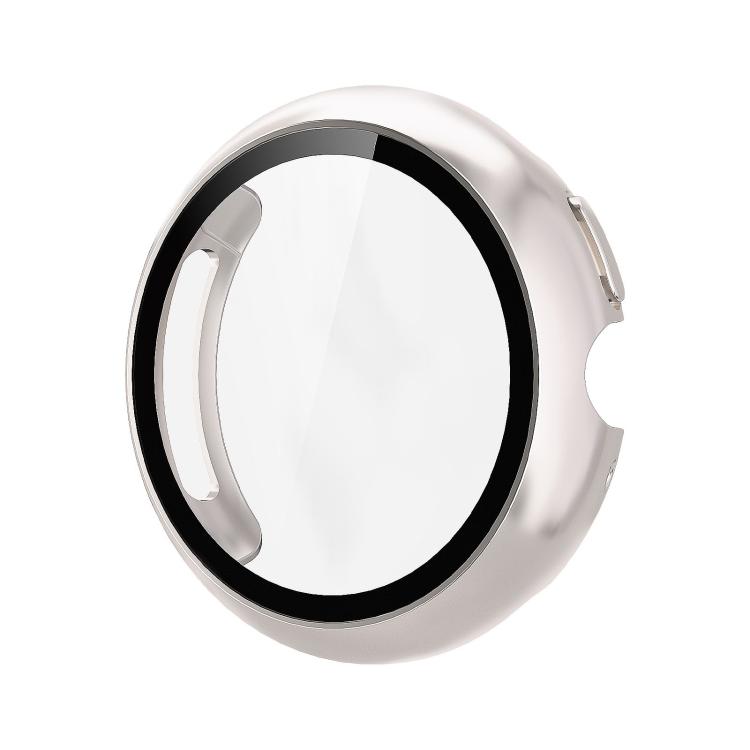 For Google Pixel Watch4 41mm Tempered Film Integrated PC Watch Protective Cover(Starlight)