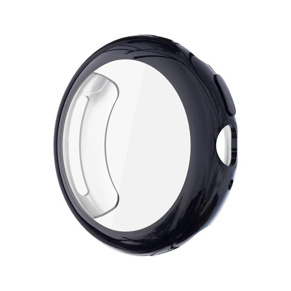 For Google Pixel Watch4 41mm Full Coverage Electroplated TPU Watch Protective Cover(Black)