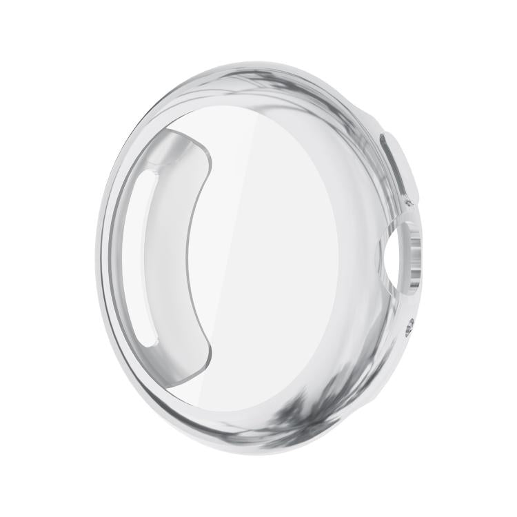 For Google Pixel Watch4 41mm Full Coverage Electroplated TPU Watch Protective Cover(Silver)