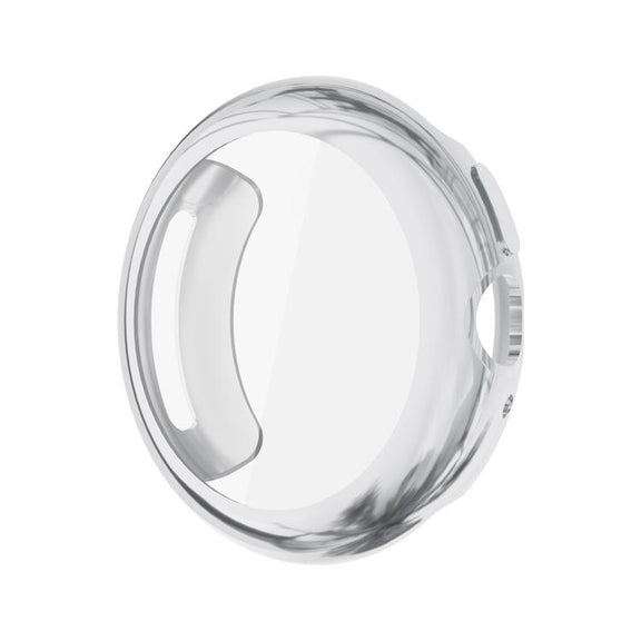 For Google Pixel Watch4 41mm Full Coverage Electroplated TPU Watch Protective Cover(Silver)
