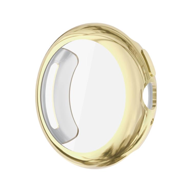 For Google Pixel Watch4 45mm Full Coverage Electroplated TPU Watch Protective Cover(Gold)