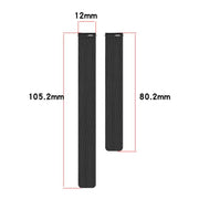 12mm Striped Soft Magnetic Silicone Watch Band(Green)