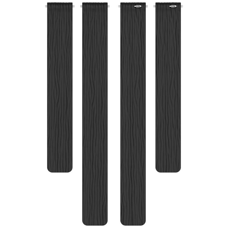 12mm Striped Soft Magnetic Silicone Watch Band(Green)