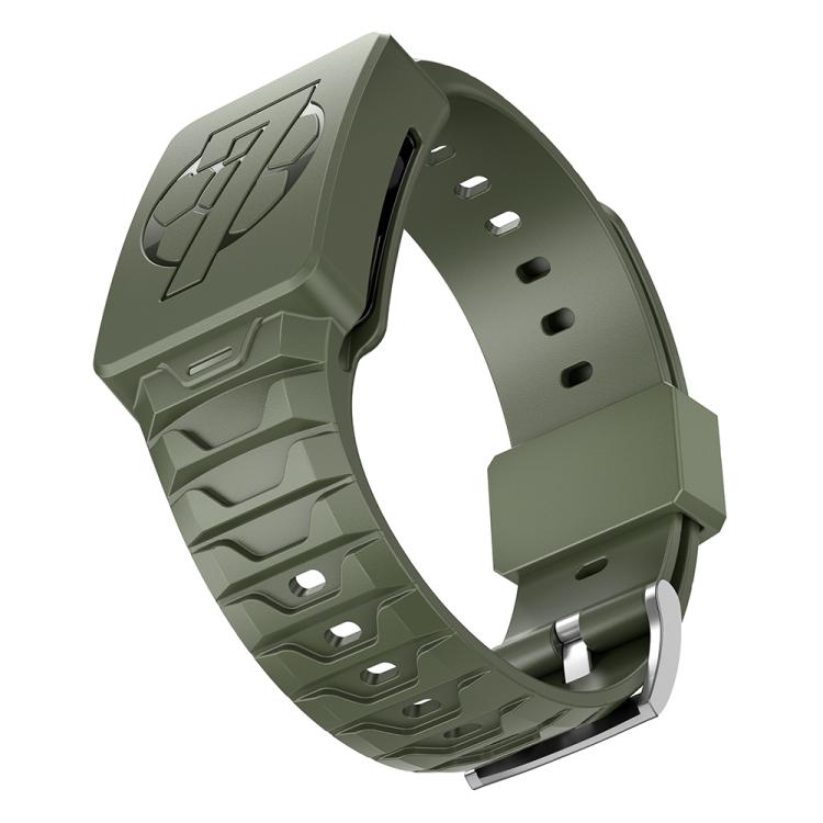 For WHOOP 4.0  Integrated TPU Watch Band(Army Green)
