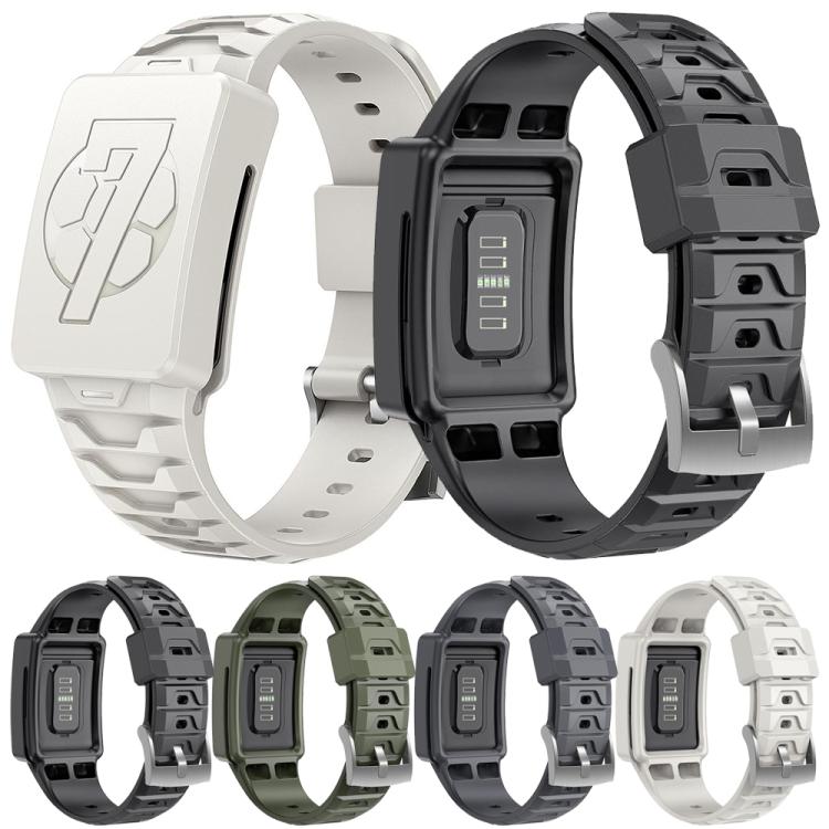 For WHOOP 4.0  Integrated TPU Watch Band(Gray)