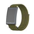 For Amazfit Helio Strap Metal Ring Two Sections Nylon Hook and Loop Fastener Watch Band(Olive Green) - free shipping - PMC TechLife - Order now!
