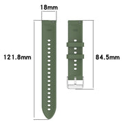 For OnePlus Watch 3 43mm Rhombic Texture Groove Silicone Watch Band(Gray)